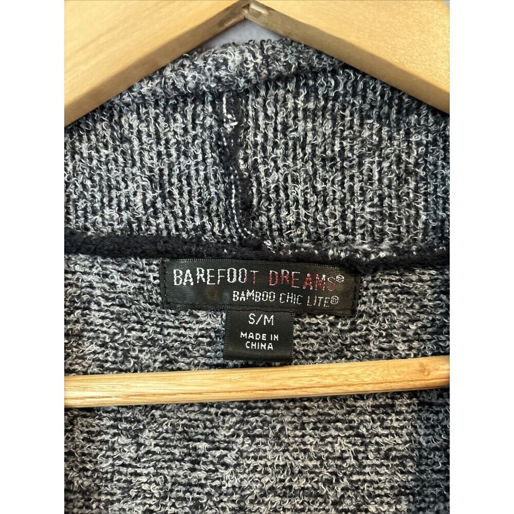 Barefoot Dreams Cardigan Womens S/M Bamboo Chic Lite Open Front Gray Sweater - Picture 2 of 3